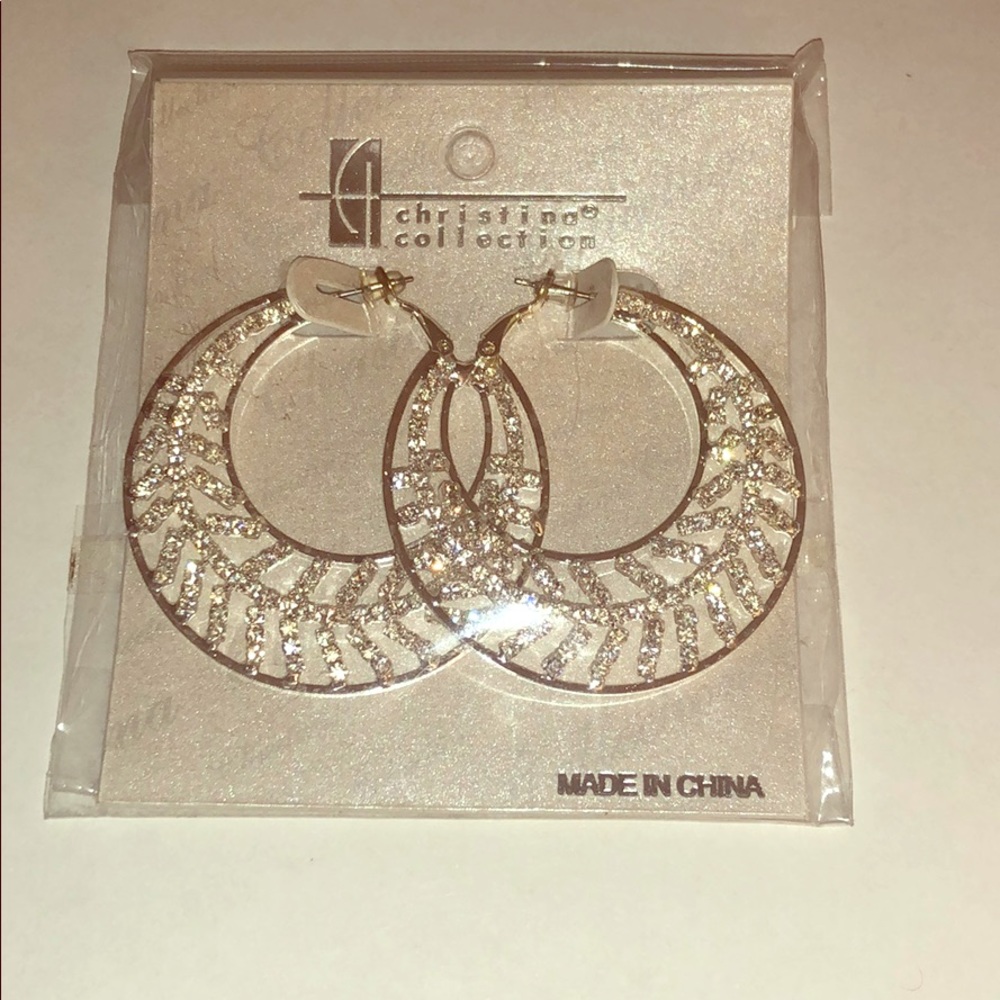Silver earrings